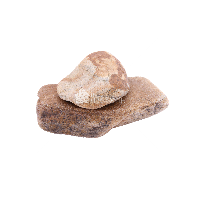 Плитняк песчаник желто-коричневый галтованный толщина камня 30 мм